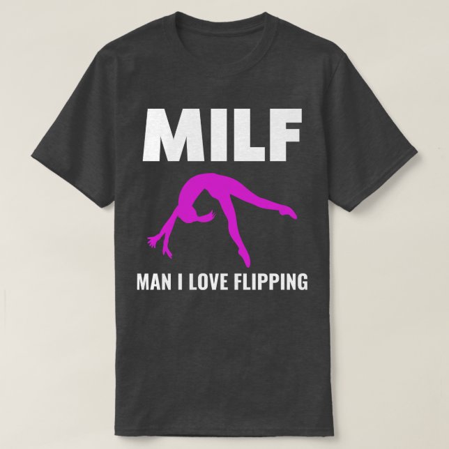 Gymnastik Mann I Liebe Drehend Funny Cheerleader G T-Shirt (Design vorne)