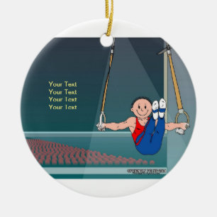 Gymnastik - Mann Keramikornament