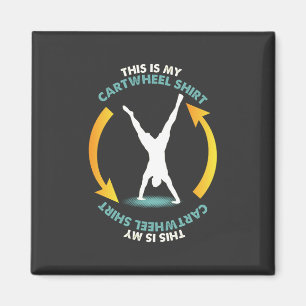 Gymnastik - Mein Cartwheel-Shirt Magnet