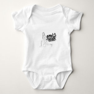 Gymnastik motivierend Design Baby Strampler