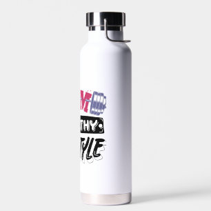 Gymnastik motivierend Design Trinkflasche