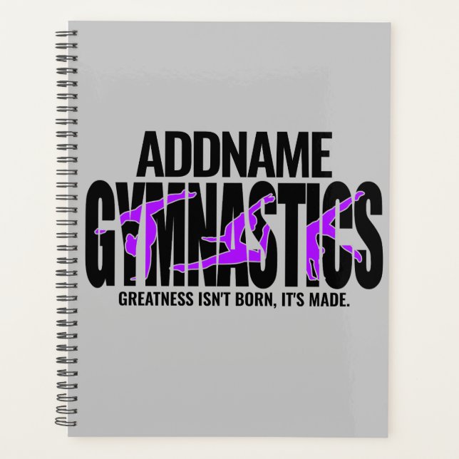 Gymnastik NAME Acrobatic Team Handspring Gymnast Planer (Vorderseite)