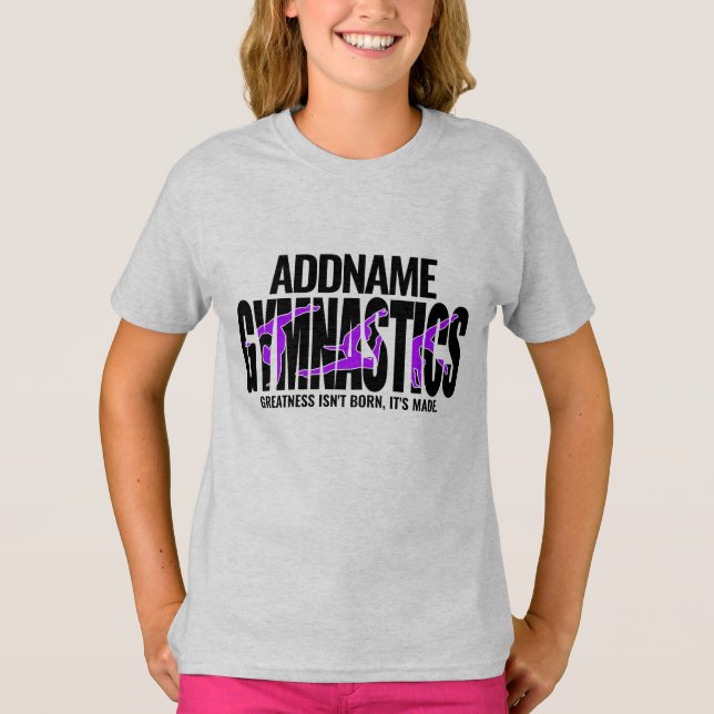 Gymnastik NAME Acrobatic Team Handspring Gymnast T-Shirt (Vorderseite)