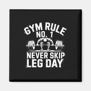 Gymnastik Nr. 1: Leng Day Weightlift nie übersprin Magnet