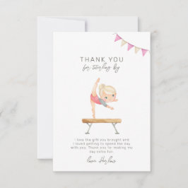 Gymnastik Party Danke Karte