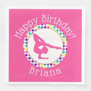 Gymnastik Party Paper Dinner Napkins Serviette