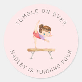 Gymnastik Party Sticker | Gymnastikaufkleber