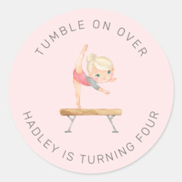 Gymnastik Party Sticker | Gymnastikaufkleber