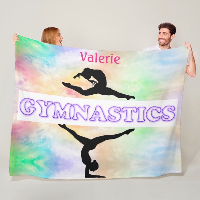 Gymnastik Pastel Girls Fleece Blanket (Beispiel)