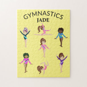 Gymnastik personalisiert Gymnastik Mädchenjugendpu