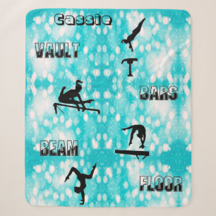 Gymnastik Personalisiert Sherpa Blanket Sherpadecke