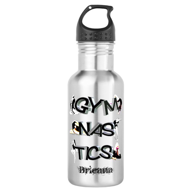 Gymnastik personalisiert trinkflasche (Vorderseite)