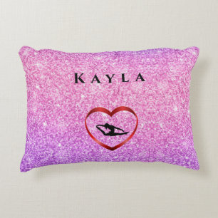 Gymnastik-Pillow Personalisiert Tumble Gymnast Dekokissen