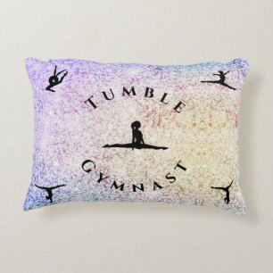 Gymnastik-Pillow Personalisiert Tumble Gymnast Dekokissen