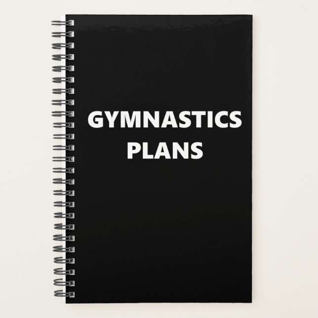 Gymnastik Planer Sport Thema Gymnastik Pläne (Vorderseite)