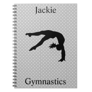 Gymnastik Polka Dot Notebook Notizblock