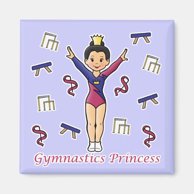 Gymnastik Prinzessin Magnet (Vorne)
