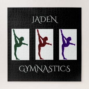 Gymnastik Puzzle mit Namen
