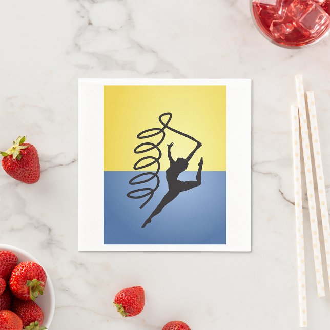 Gymnastik Ribbon Routinepapier Napkins Serviette (Von Creator hochgeladen)