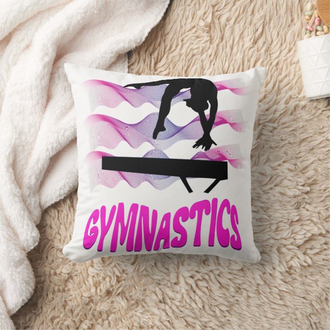 Gymnastik Rosa und Lila Balancebar Kissen (Decke)