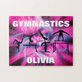 Gymnastik Rosa und Lila Rätsel