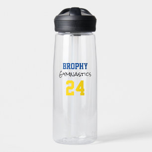 Gymnastik SCHOOL Farben JAHR Sportteam Geist Trinkflasche