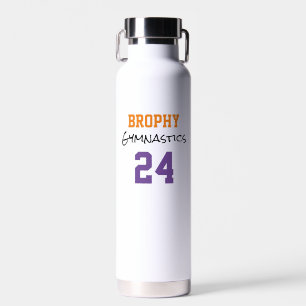 Gymnastik SCHOOL SPORT JAHR Teamkollege Farben Trinkflasche