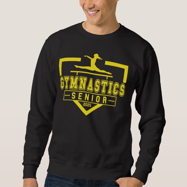Gymnastik Senior Night Gymnastics Senior 2025 Gra Sweatshirt (Vorderseite)