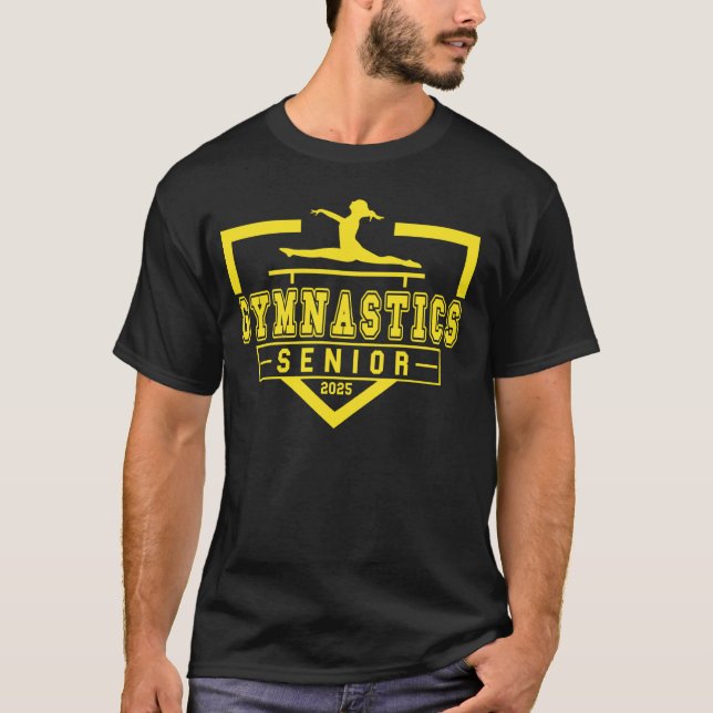 Gymnastik Senior Night Gymnastics Senior 2025 Gra T-Shirt (Vorderseite)