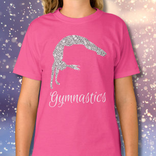 Gymnastik Silver Shimmer T-Shirt