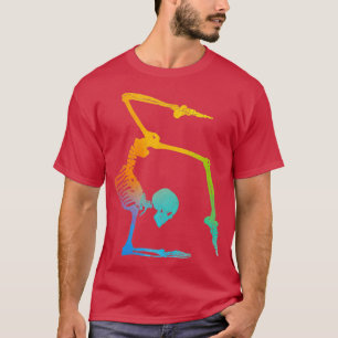 Gymnastik-Skelett Gymnastiktrainer T-Shirt