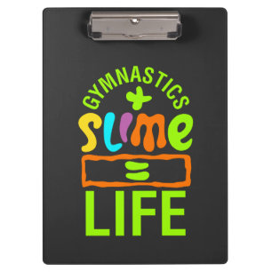 Gymnastik & Slime Klemmbrett
