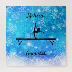 Gymnastik Snowflake Balance Beam