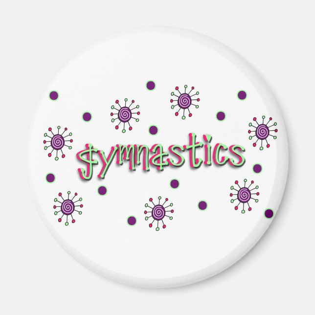 Gymnastik Solarpunkte Magnet (Vorne)