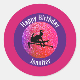 Gymnastik Sparkle Uneven Bars Stickers