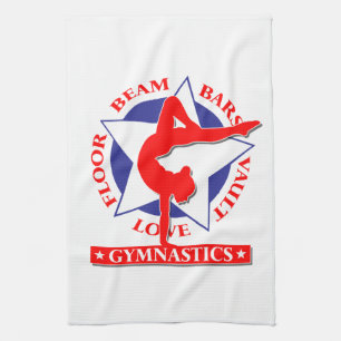 Gymnastik Star Handtuch