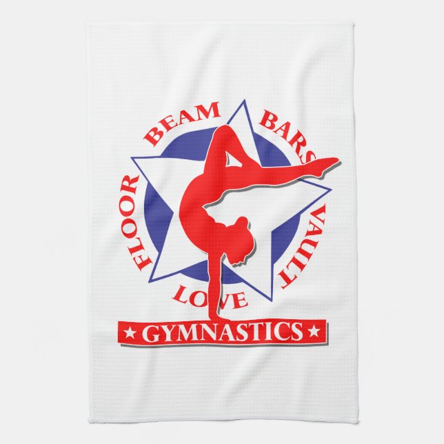 Gymnastik Star Handtuch (Vertikal)