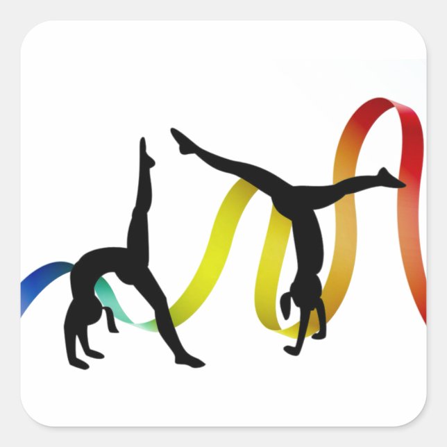 Gymnastik Stickers (Vorderseite)