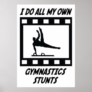 Gymnastik Stunts Poster