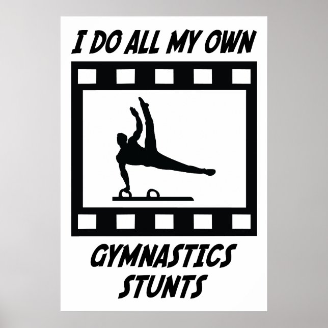 Gymnastik Stunts Poster (Vorne)