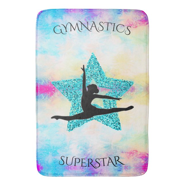 Gymnastik Superstar Badematte (Vorderseite Vertikal)