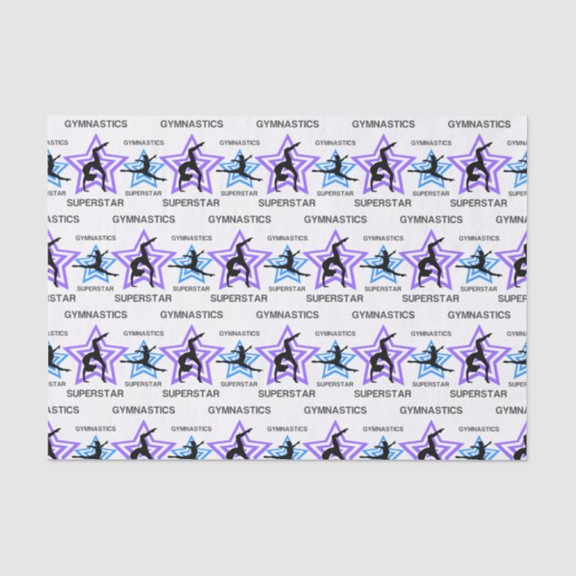 Gymnastik Superstar Tissue Paper Seidenpapier (Vorderseite)