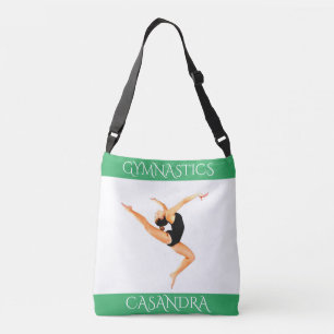 Gymnastik Tasche! Personalisierter Name. Tragetaschen Mit Langen Trägern