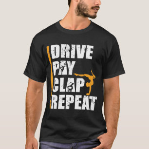 Gymnastik Tochter Vater Pay Drive Vater T-Shirt