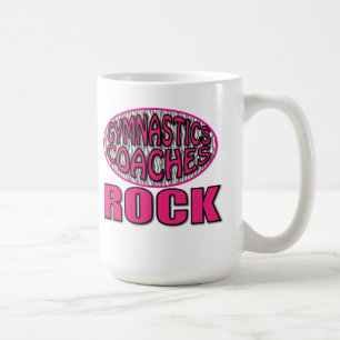 Gymnastik trainiert Felsen-Tasse Kaffeetasse