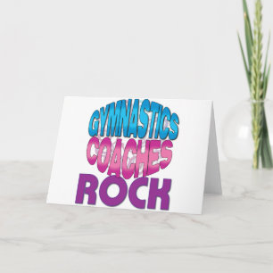 Gymnastik Trainingsgeschenke Feiertagskarte
