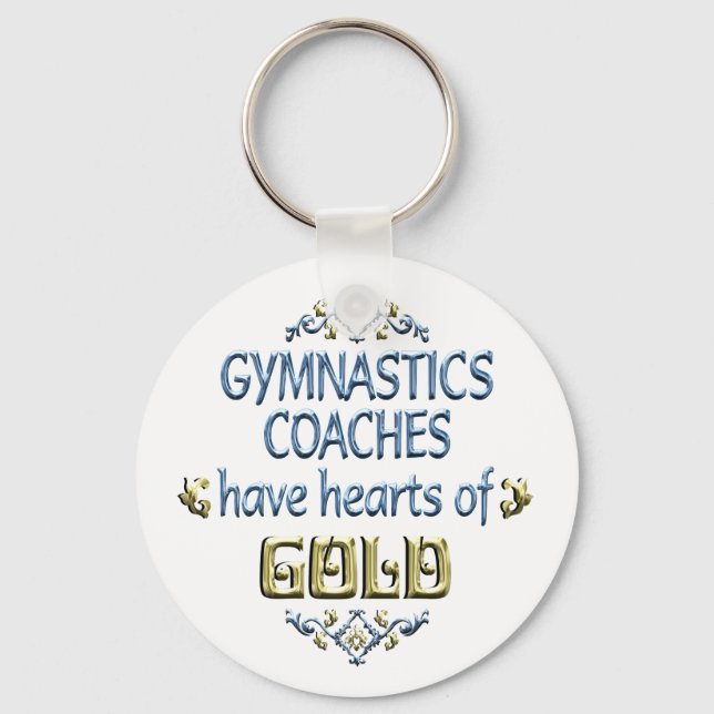 Gymnastik Trainingswertschätzung Schlüsselanhänger (Vorderseite)
