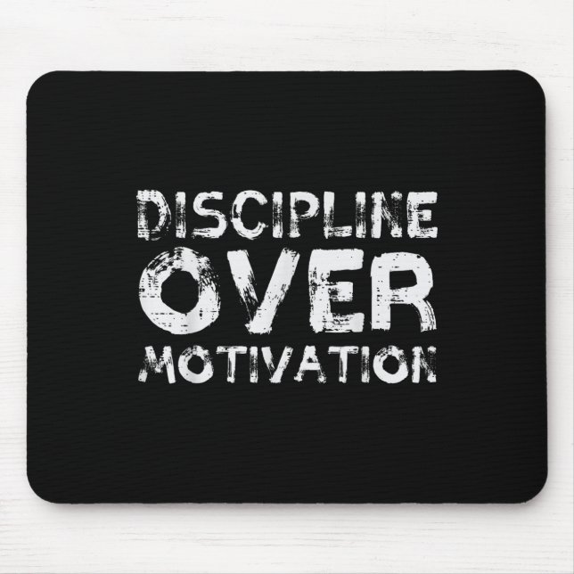 Gymnastik über Motivation Workout Fitness Männer Mousepad (Vorne)