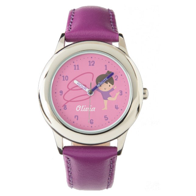 Gymnastik und niedliches Gymnastik Armbanduhr (Vorderseite)