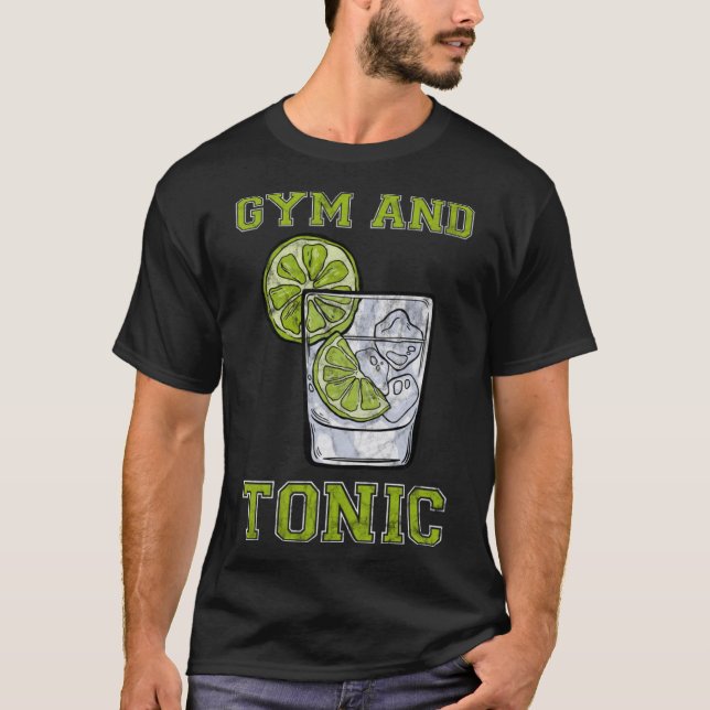 Gymnastik und Tongin beleben Bar T-Shirt (Vorderseite)